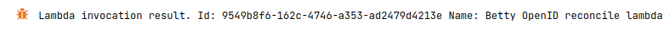 Lambda logs