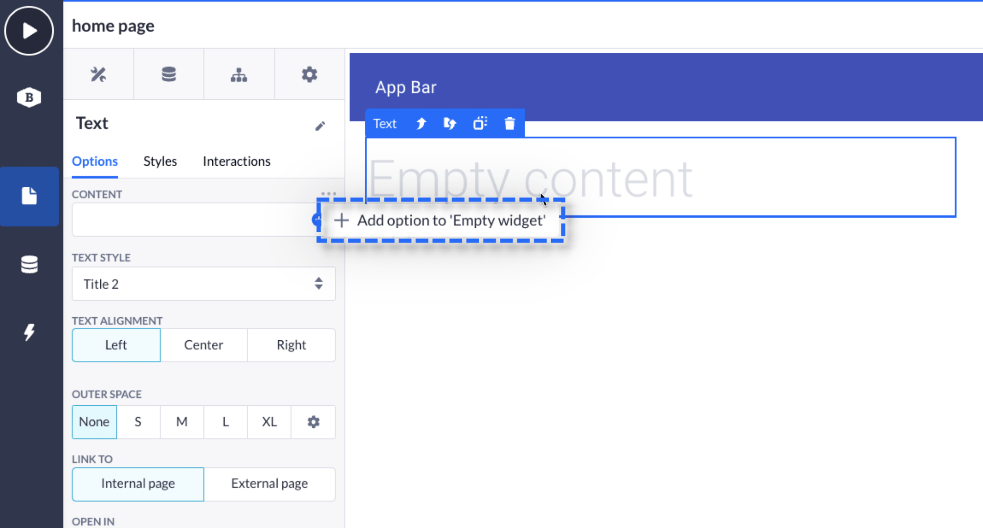 Create a custom widget